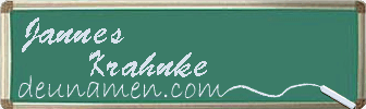 Jannes Krahnke Visitenkarte